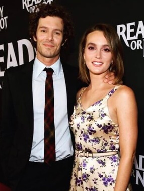 Adam Brody with his wife Leighton Meester  